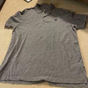American Eagle Polo, XL, Gray
